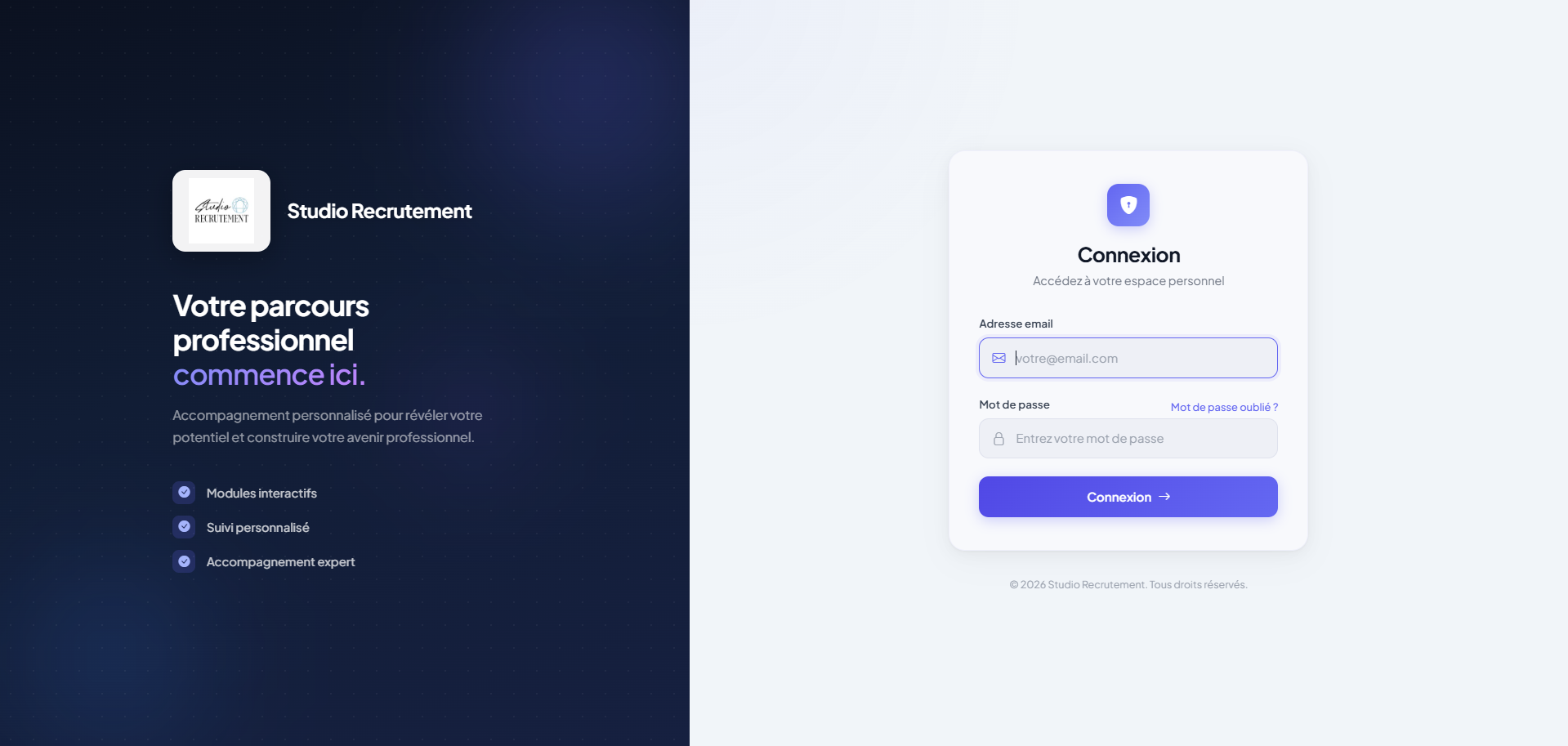 Application Studio Recrutement